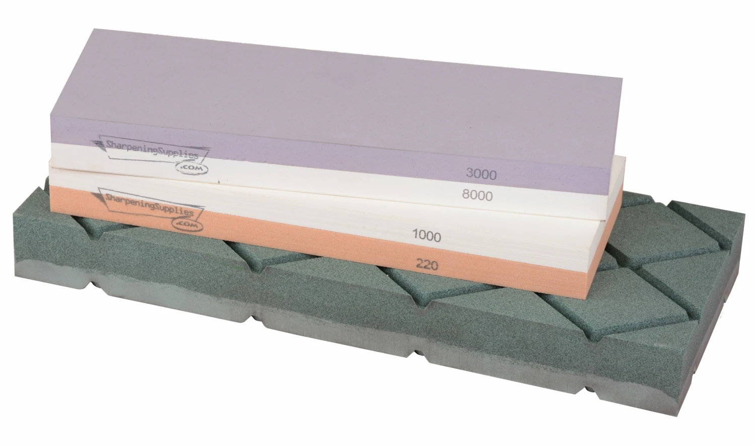 Double-Sided 8" XL Sharpening Supplies Water Stone Kit 1 Double-Sided 8" XL Sharpening Supplies Water Stone Kit