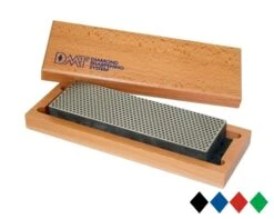 DMT 8" Diamond Whetstone With Wood Case