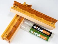 Wicked Edge Leather Strops With 4 Micron And 2 Micron Diamond Emulsions